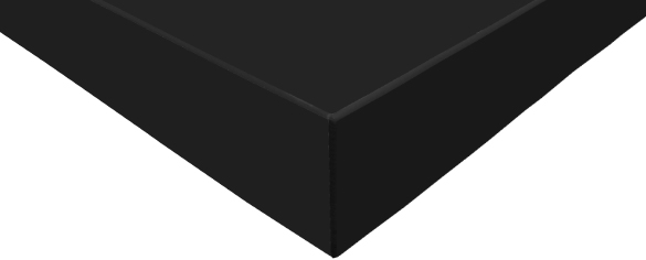 Urban quick ship laminate restaurant table top - Onyx corner