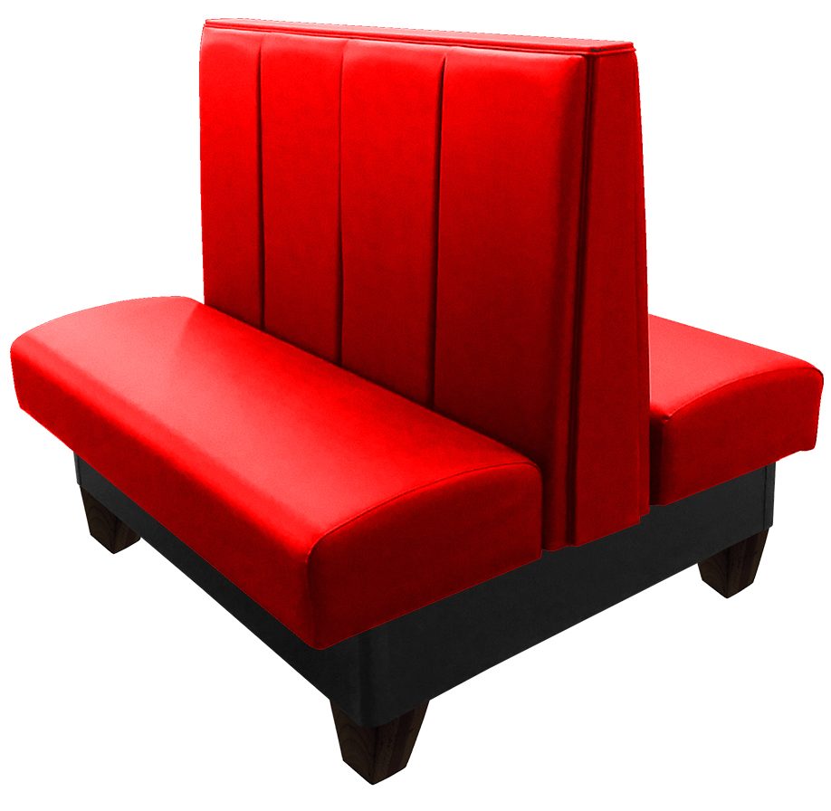 Hale Double Booth Red Vinyl Black Wood Legs v2 web