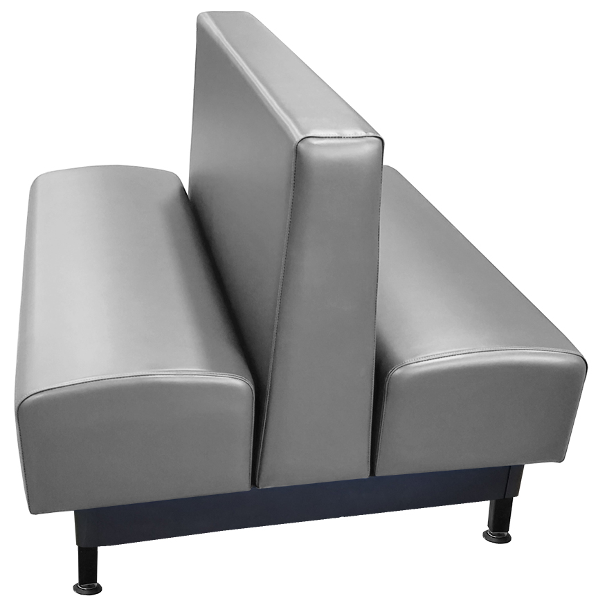Onslow double booth grey vinyl v2 web