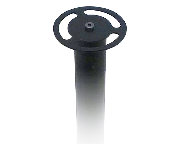 Portable Rope Holder Stanchion top view by Oak Street Manufacturing. Perfect for social distancing and to prevent the spread of harmful viruses & bacteria.