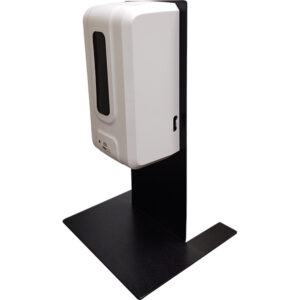 Automatic Sanitizer Dispenser with Table Top Stand side angle 600x600 1
