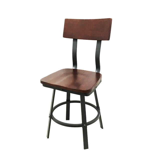 CM 6058 Outlander Wood Back Metal Frame Chair 1