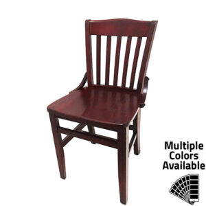 CW 554 Schoolhouse Solid Wood Frame Chair 1