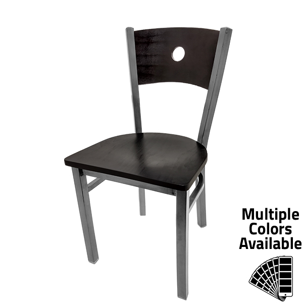 Metal circle 2025 chair