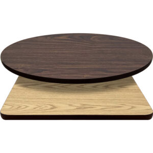 Two Sided Table Tops Oak Walnut