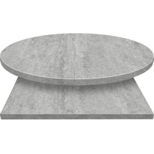 3mm Table Tops Elemental Concrete with matching 3mm edge