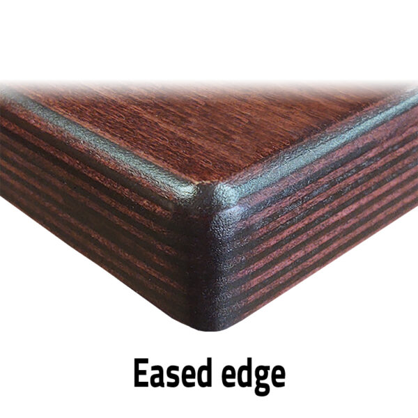 E Wood Economy Eased edge corner