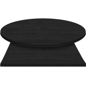 E*Wood (Oak) Manufactured Table Tops - Black stain with dye