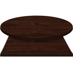 E*Wood (Oak) Manufactured Table Tops - Dark Walnut stain