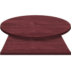 E*Wood (Oak) Manufactured Table Tops - Mahogany stain