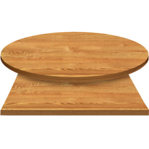 E*Wood (Oak) Manufactured Table Tops - Red Fox stain