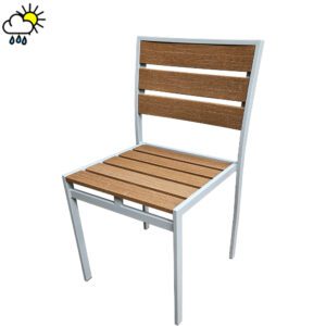 OD-CM-TK-B Outdoor Teak Chair with Brown Slats