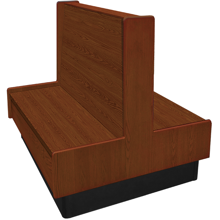 Aristocrat Booth Double WSWB timber stain