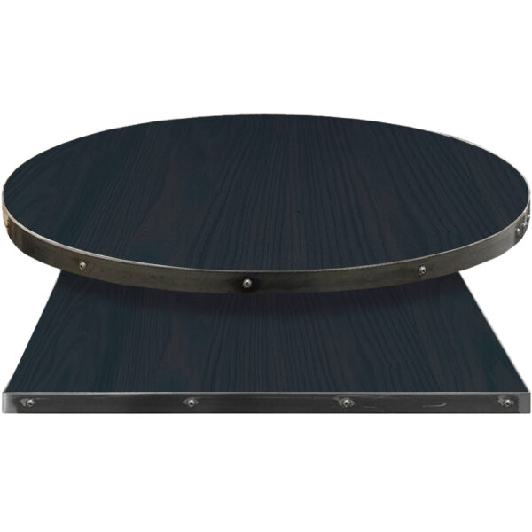 Fortress table tops wood veneer with black dye