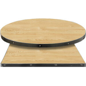 Fortress table tops wood veneer with clear coat finish