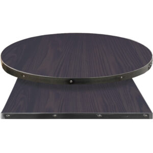 Fortress table tops wood veneer with rich earth stain