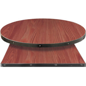 Fortress table tops wood veneer with traditional cherry stain