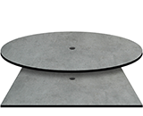 COMPCOR table tops Textured Concrete