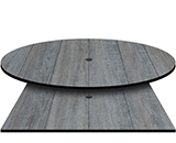 COMPCOR table tops Weathered Pewter
