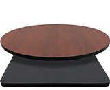 Two Sided table tops Mahogany Black