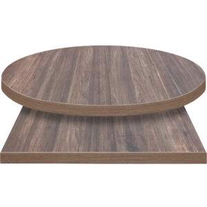 Backwoods table tops Roble laminate with coordinating 3MM PVC edge