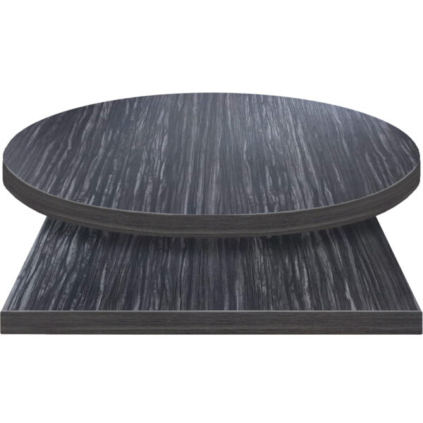 Backwoods table tops Stormy Skies laminate with coordinating 3mm PVC edge