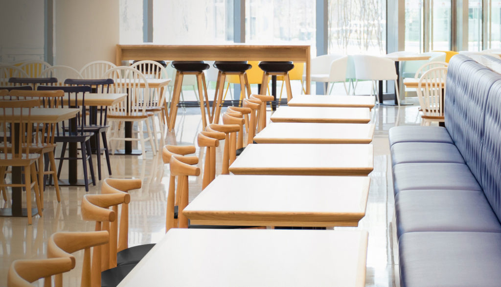 Wood/Laminate Restaurant Booths - OakStreetMfg