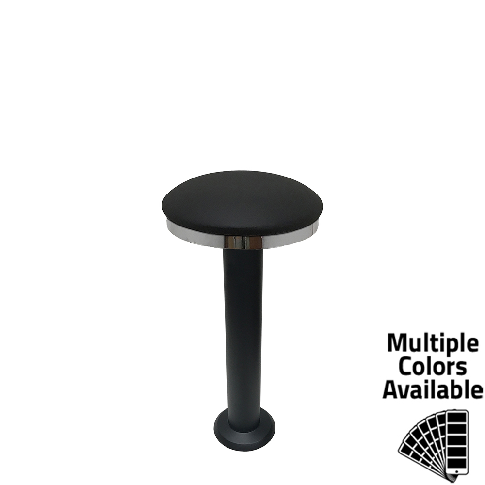SL6117 Button Top Restaurant Bolt Down Pedestal Barstool Slimline