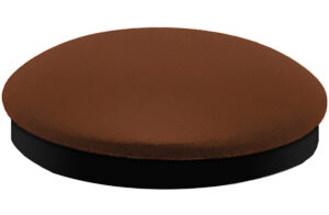 Chestnut Vinyl Slimline Button Top Seat Chestnut Vinyl Slimline Button Top Seat