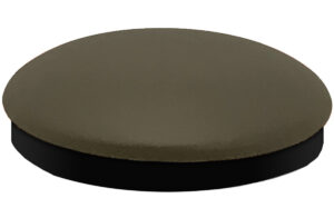 Gunmetal Vinyl Slimline Button Top Seat Gunmetal Vinyl Slimline Button Top Seat