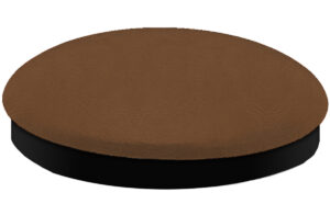 Oxen Brown Vinyl Slimline Button Top Seat Oxen Brown Vinyl Slimline Button Top Seat
