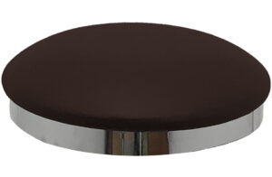 Espresso Vinyl Slimline Button Top Seat Espresso Vinyl Slimline Button Top Seat