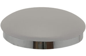 Dove Gray Vinyl Slimline Button Top Seat Dove Gray Vinyl Slimline Button Top Seat