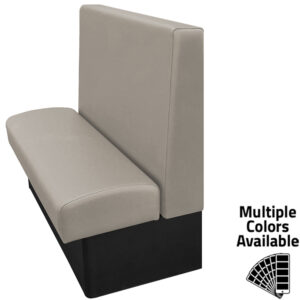 Ambrose Vinyl/Upholstered Booths with 1-Tier Toe Kick