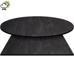 COMPCOR Quick Ship Indoor/Outdoor Table Tops - Raven Slate
