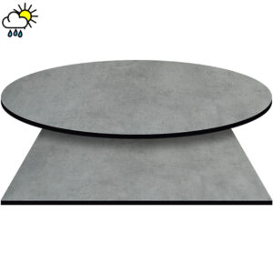 COMPCOR Quick Ship Indoor/Outdoor Table Tops - Textured Concrete