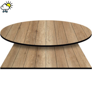 COMPCOR Quick Ship Indoor/Outdoor Table Tops - Vintage Oak