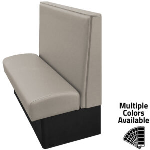 Cornell Vinyl/Upholstered Booths with 1-Tier Toe Kick