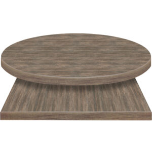 2" PVC Edge Manufactured Table Tops - Formica Walnut Fiberwood