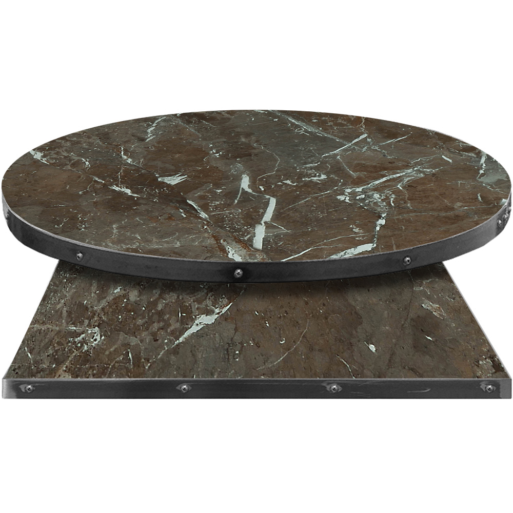 Fortress Manufactured Table Tops - Pinnacle Mocha Marble Laminate