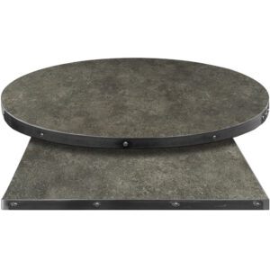 Fortress Manufactured Table Tops - Pinnacle Dark Crystal Concrete laminate