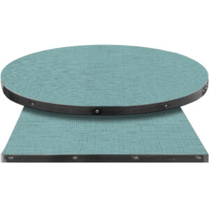 Fortress Manufactured Table Tops - Pinnacle Cyan Linen laminate