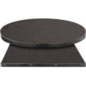 Fortress Manufactured Table Tops - Pinnacle Graphite Linen laminate