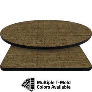 T-Mold Manufactured Table Tops - Pinnacle Java Twist laminate