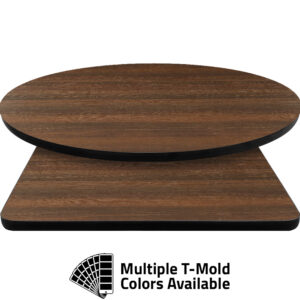 T-Mold Manufactured Table Tops - Pinnacle Bigtooth Aspen laminate