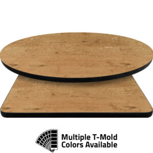 T-Mold Manufactured Table Tops - Pinnacle Lancelot Oak laminate