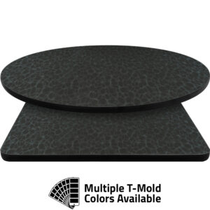 T-Mold Manufactured Table Tops - Pinnacle Gray Flora laminate