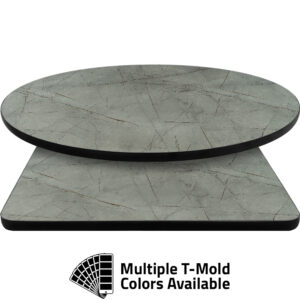 T-Mold Manufactured Table Tops - Pinnacle Copper Slate laminate