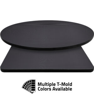 T-Mold Manufactured Table Tops - Pinnacle Black Diamond laminate