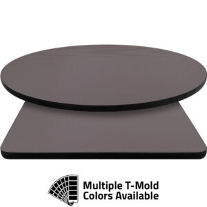T-Mold Manufactured Table Tops - Pinnacle Silver Diamond laminate